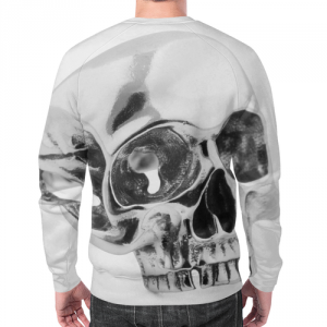 Skull White Sweatshirt Head Skeleton Idolstore - Merchandise and Collectibles Merchandise, Toys and Collectibles