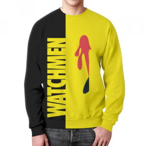 Collectibles Watchmen Sweatshirt Alan Moore Smile Face