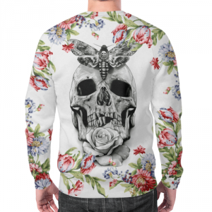Floral Skeleton Sweatshirt Bones Theme Idolstore - Merchandise and Collectibles Merchandise, Toys and Collectibles