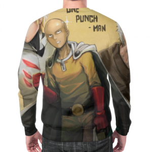 Saitama Sweatshirt One punch man Art Idolstore - Merchandise and Collectibles Merchandise, Toys and Collectibles