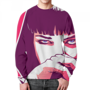 Sweatshirt Mia Wallace Pulp Fiction print Idolstore - Merchandise and Collectibles Merchandise, Toys and Collectibles 2