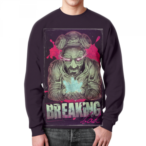 Sweatshirt Breaking Bad black portrait Idolstore - Merchandise and Collectibles Merchandise, Toys and Collectibles 2
