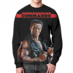 Collectibles Commando Sweatshirt Movie Arnold Schwarzenegger