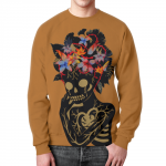 Collectibles Sweatshirt Forest Creature Floral Art Character