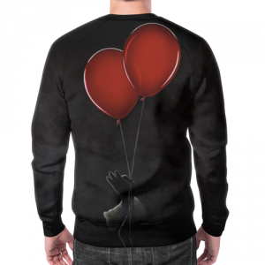 Sweatshirt IT Stephen King black balloons Idolstore - Merchandise and Collectibles Merchandise, Toys and Collectibles
