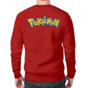 Sweatshirt Pokemon merch red print Idolstore - Merchandise and Collectibles Merchandise, Toys and Collectibles