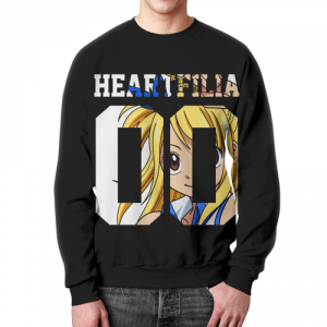 Merch Sweatshirt Lucy Fairy Tail Heartfilia Print