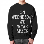 Merch Sweatshirt Wednesday We Wear Black American Horror Story