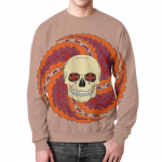 Merchandise Skeleton Circle Sweatshirt Skull Bones