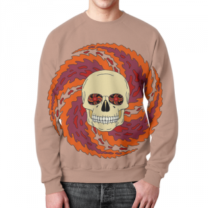 Skeleton Circle Sweatshirt Skull Bones Idolstore - Merchandise and Collectibles Merchandise, Toys and Collectibles 2
