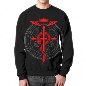 Collectibles Fullmetal Alchemist Sweatshirt Flamel Symbol