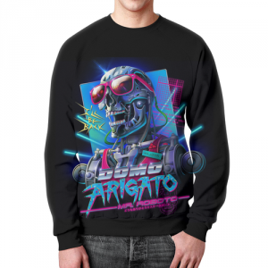 Collectibles Sweatshirt Terminator Arigato Black Print