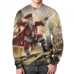 Merch Sweatshirt New Year Santa Pirate