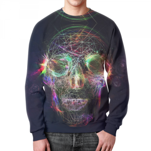 Digital Skeleton Sweatshirt Lines Idolstore - Merchandise and Collectibles Merchandise, Toys and Collectibles 2
