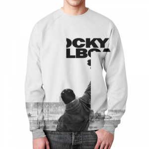 Sweatshirt Rocky Balboa Movie Cover Sweater Idolstore - Merchandise and Collectibles Merchandise, Toys and Collectibles