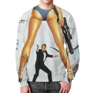 James Bond Sweatshirt Retro Cover Style Idolstore - Merchandise and Collectibles Merchandise, Toys and Collectibles 2