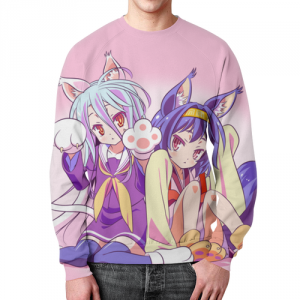 Merch No Game No Life Anime Sweatshirt Shiro Izuna