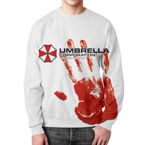 Merch Blood Hand Sweatshirt Resident Evil Umbrella