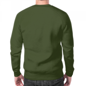 Sweatshirt Zombie hunter emblem green print Idolstore - Merchandise and Collectibles Merchandise, Toys and Collectibles