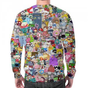 Sticker Bomb Sweatshirt Slowpoke Pokemon Idolstore - Merchandise and Collectibles Merchandise, Toys and Collectibles