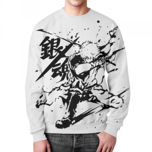 Gintama Sweatshirt Sakata Gintoki Apparel Idolstore - Merchandise and Collectibles Merchandise, Toys and Collectibles 2
