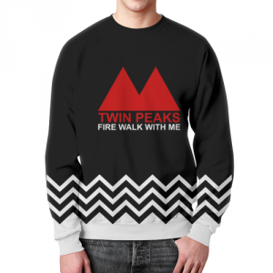 Sweatshirt merchandise Twin Peaks black design Idolstore - Merchandise and Collectibles Merchandise, Toys and Collectibles 2