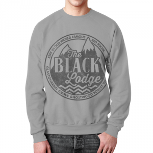 Sweatshirt The Black Lodge Twin Peaks gray Idolstore - Merchandise and Collectibles Merchandise, Toys and Collectibles 2