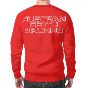 Sweatshirt Austrian Death Machine Red Print Idolstore - Merchandise and Collectibles Merchandise, Toys and Collectibles