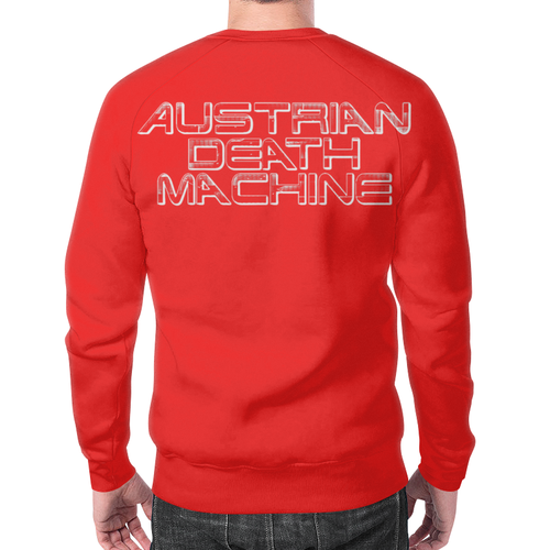 Merchandise Sweatshirt Austrian Death Machine Red Print