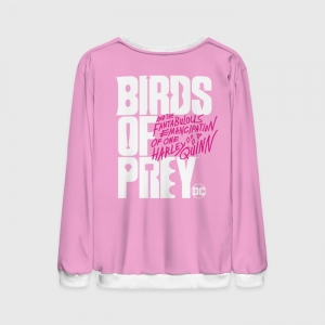 Harley Quinn Sweatshirt Birds of Prey Pink Sweater Idolstore - Merchandise and Collectibles Merchandise, Toys and Collectibles
