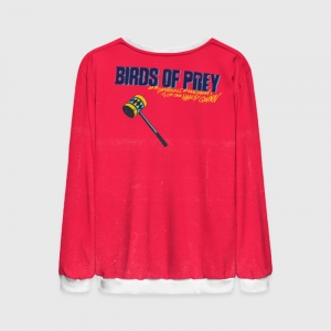 Harley Quinn Pink Sweatshirt Birds of Pre Jumper Idolstore - Merchandise and Collectibles Merchandise, Toys and Collectibles