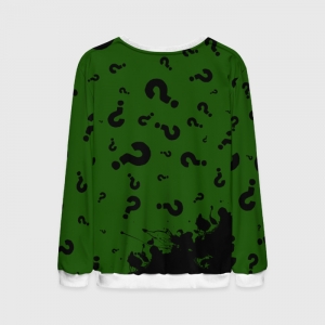 Riddler Sweatshirt Green Question marks Idolstore - Merchandise and Collectibles Merchandise, Toys and Collectibles