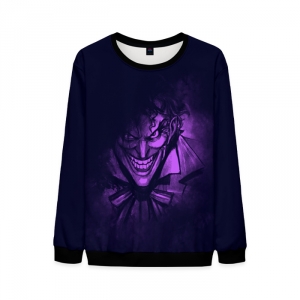 Collectibles Why So Serious? Sweatshirt Joker Purple Black