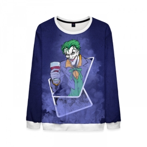 Collectibles Сards Joker Sweatshirt Purple Classic Comic Books