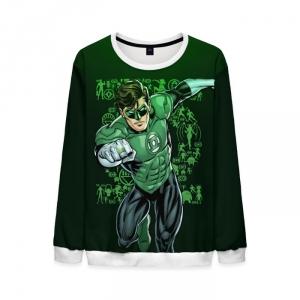 Collectibles Green Lantern Sweatshirt Justice League Black Sweater
