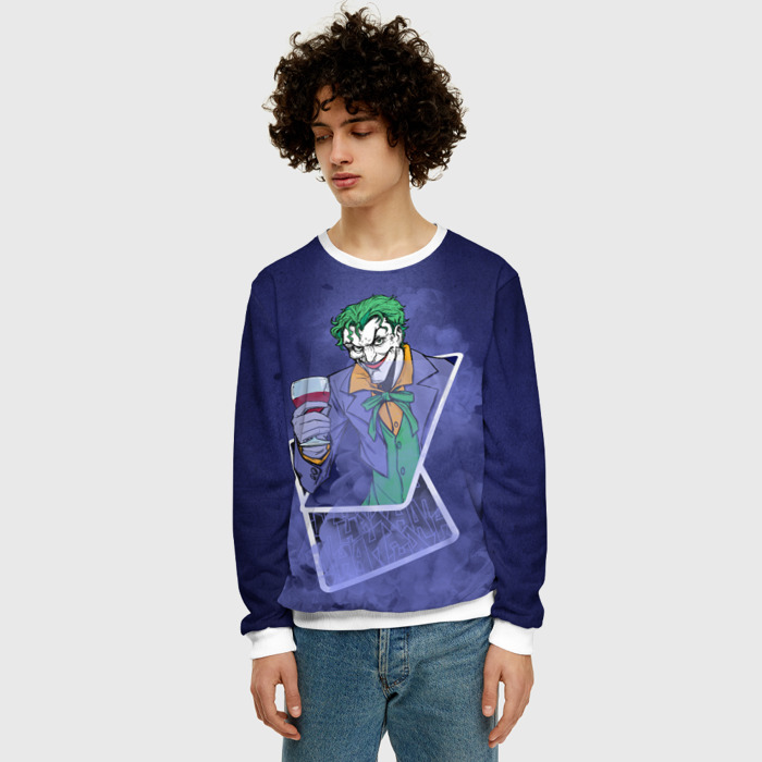Merch Сards Joker Sweatshirt Purple Classic Comic Books