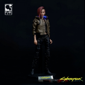 Merch Cyberpunk 2077 Figure Female Hero Statue Genuine
