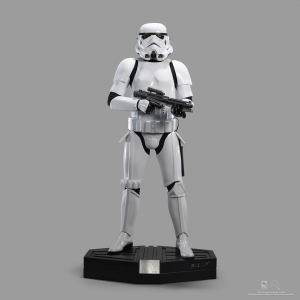Merch Stormtrooper Statue Star Wars Genuine 63Cm Scale 1/3