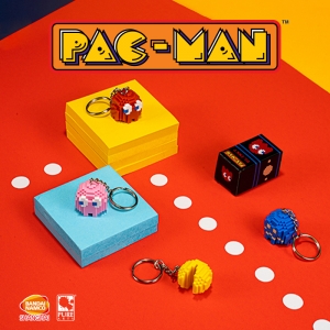 Pac-man Keychain Collection Official 8 bit Idolstore - Merchandise and Collectibles Merchandise, Toys and Collectibles