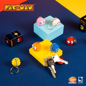 Merch Pac-Man Keychain Collection Official 8 Bit