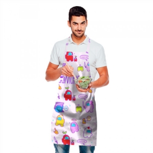 Pattern Apron Among Us Crewmates Idolstore - Merchandise and Collectibles Merchandise, Toys and Collectibles