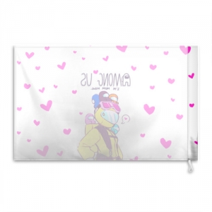 Mom Now Large flag Among Us White Heart emoji Idolstore - Merchandise and Collectibles Merchandise, Toys and Collectibles