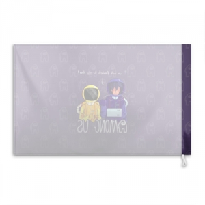 Large flag Mates Among us Purple Idolstore - Merchandise and Collectibles Merchandise, Toys and Collectibles