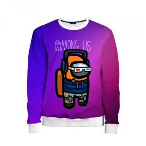 Buy gradient kids sweatshirt among us purple - product collection