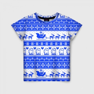 Buy kids t-shirt among us christmas pattern - product collection
