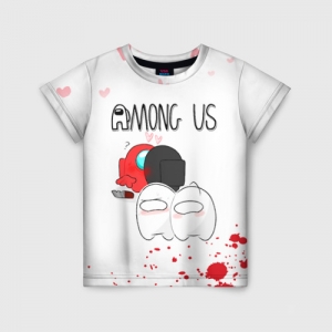 Buy among us kids t-shirt love killed - product collection