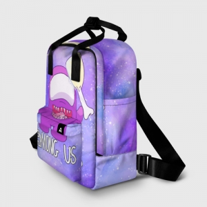 Women’s backpack Among us Imposter Purple Idolstore - Merchandise and Collectibles Merchandise, Toys and Collectibles
