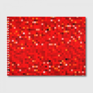 Red pixel Sketch album Among Us 8bit Idolstore - Merchandise and Collectibles Merchandise, Toys and Collectibles