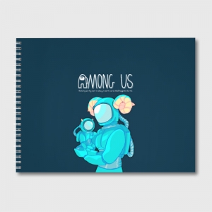 Cyan Sketch album Among Us Spaceman Art Idolstore - Merchandise and Collectibles Merchandise, Toys and Collectibles 2