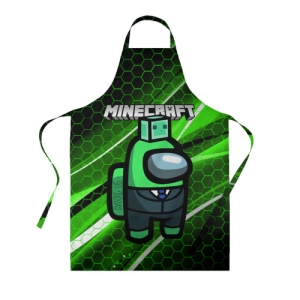 Merchandise Apron Among Us Х Minecraft